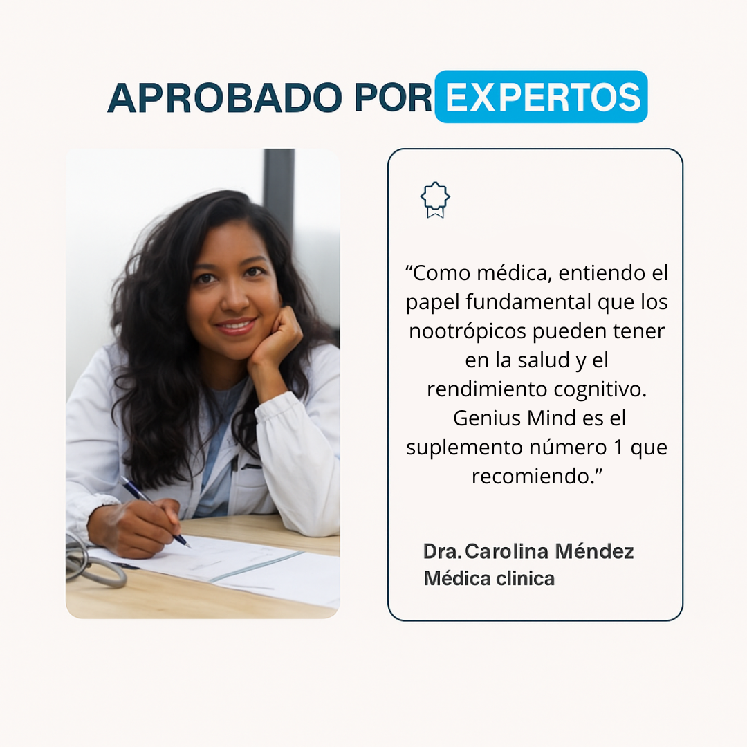 Genius Mind™ - Agudiza la concentración y potencia la energía mental