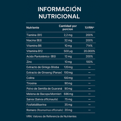 Genius Mind™ - Agudiza la concentración y potencia la energía mental